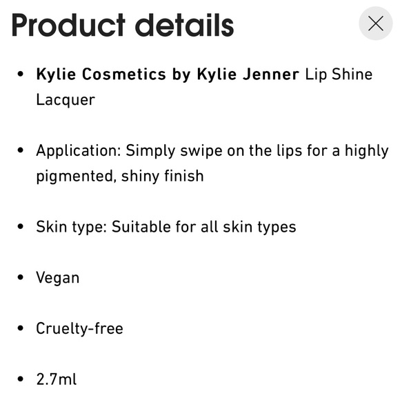 Kylie Lip Shine Lacquer You’re Cute Jeans - Picture 16 of 16